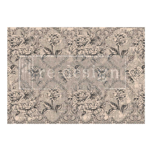 Antique Laces - A1 Fiber Paper Decoupage