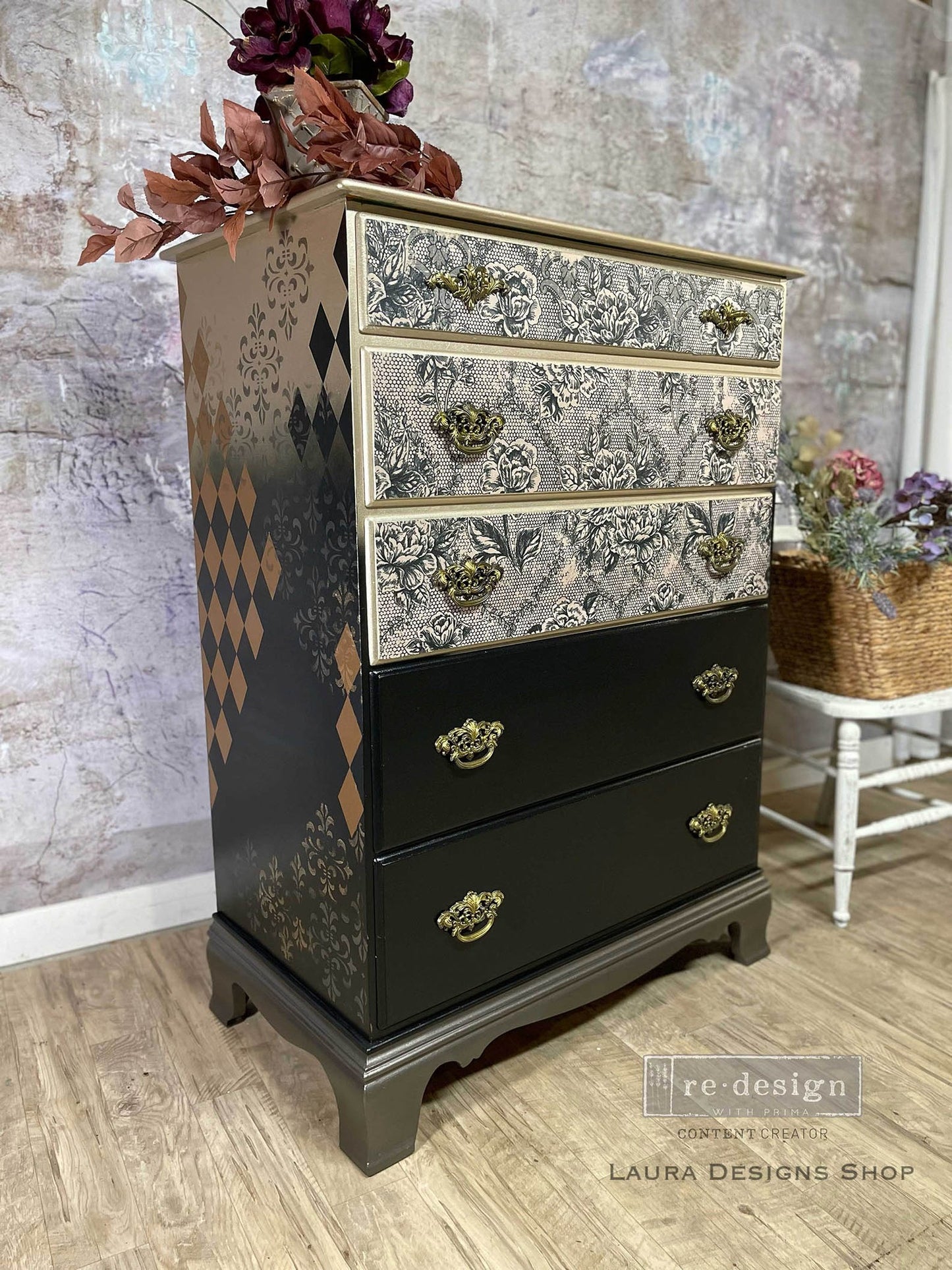 Antique Laces - A1 Fiber Paper Decoupage