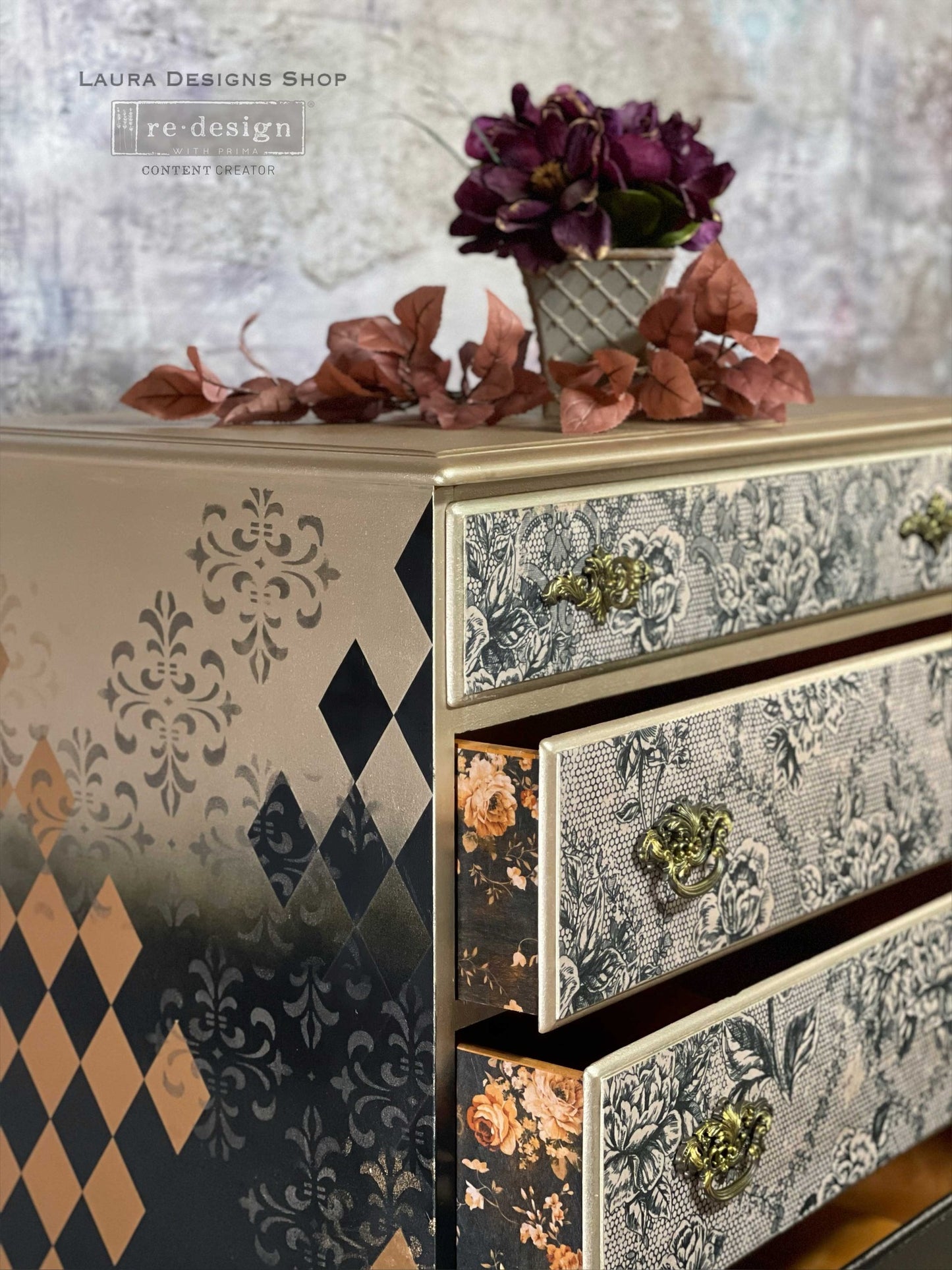 Antique Laces - A1 Fiber Paper Decoupage