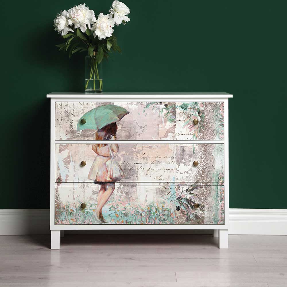 Rainy Afternoon - A1 Rice Paper Decoupage