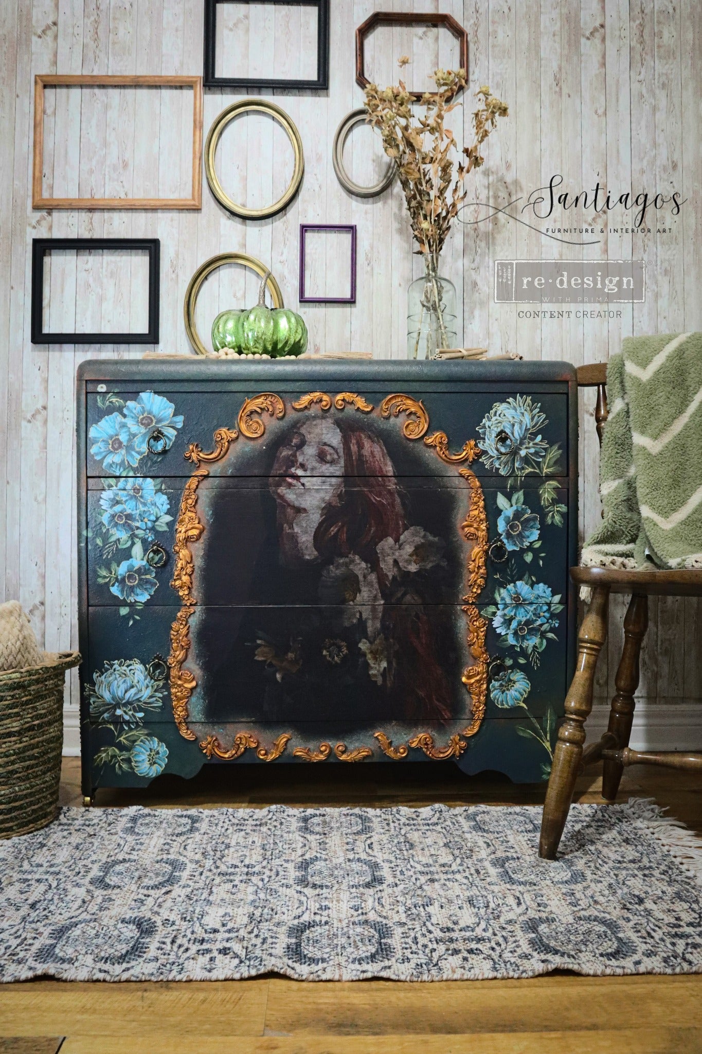 Serene Thought - A1 Fiber Paper Decoupage