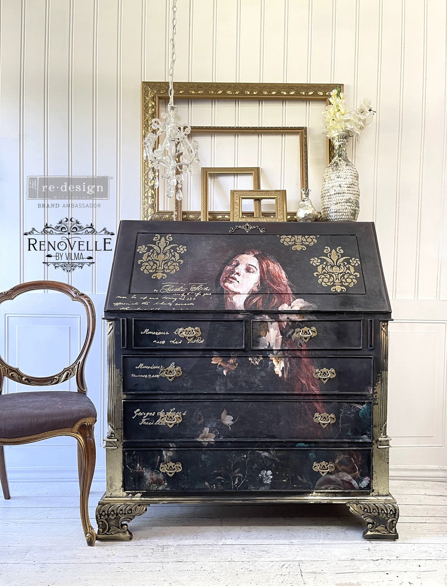 Serene Thought - A1 Fiber Paper Decoupage