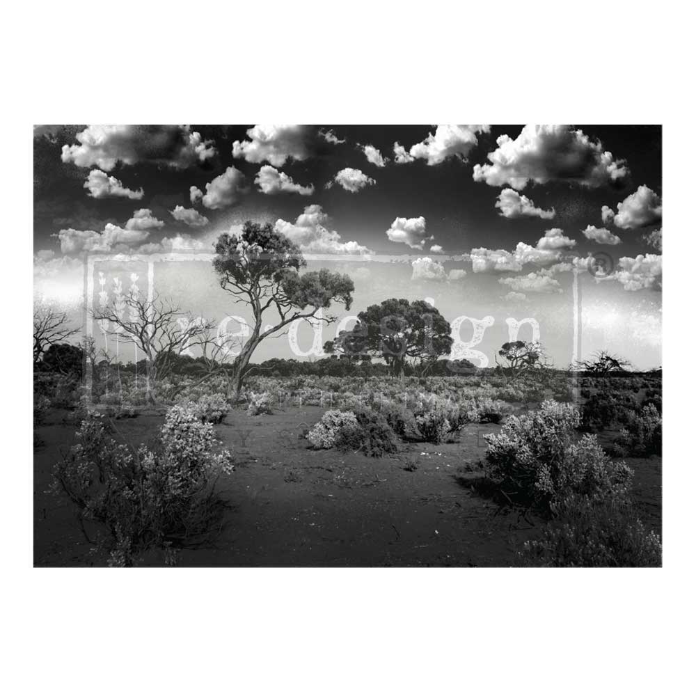 Serene Wilderness - A1 Fiber Paper Decoupage