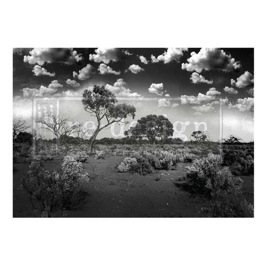 Serene Wilderness - A1 Fiber Paper Decoupage