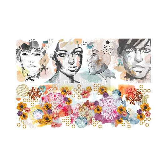 CeCe Decor Transfers® 24x35 - In Truth Beauty, cut into 2 sheets