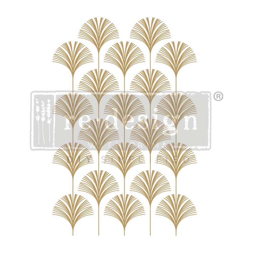 Decor Transfers® 24x35 - Interlinked Fans, cut into 3 sheets