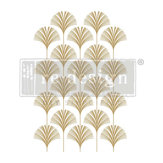 Decor Transfers® 24x35 - Interlinked Fans, cut into 3 sheets