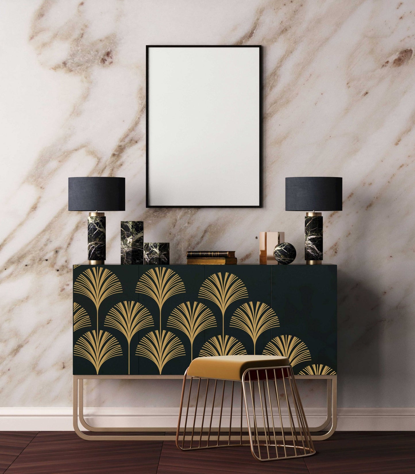 Decor Transfers® 24x35 - Interlinked Fans, cut into 3 sheets