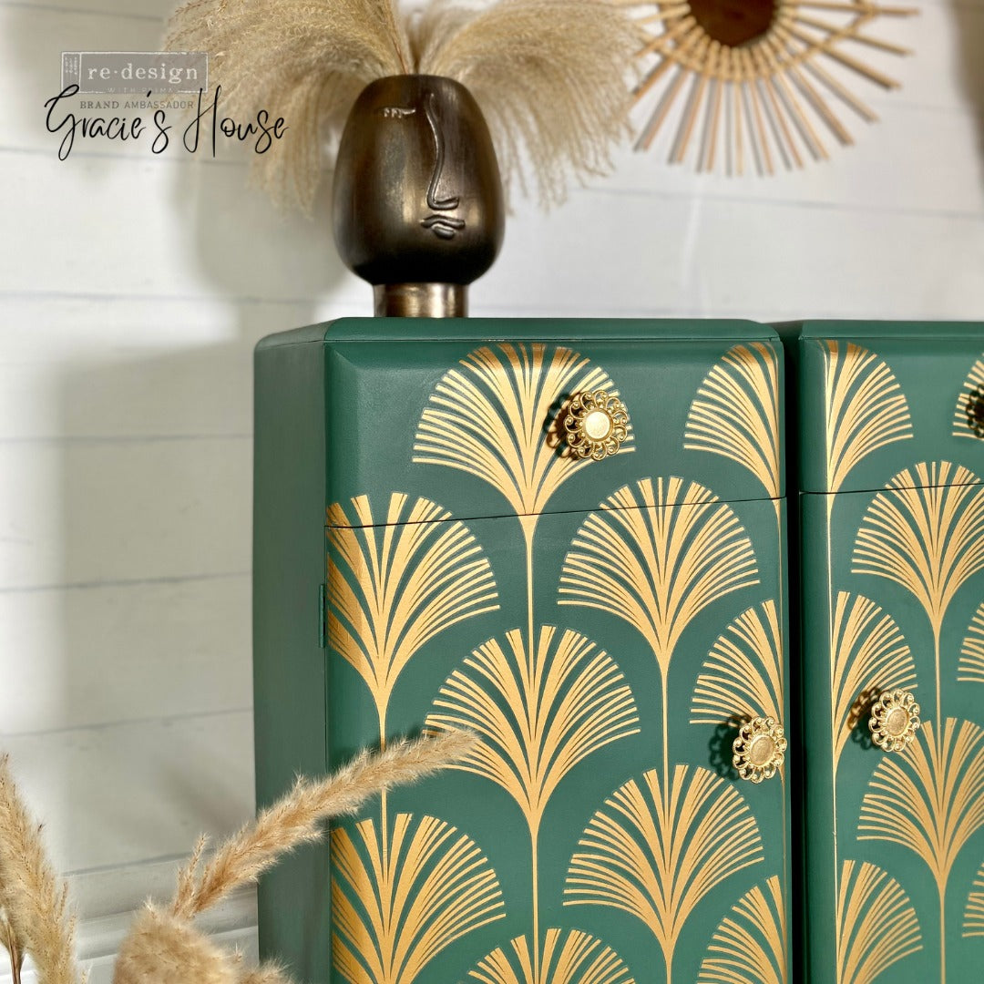 Decor Transfers® 24x35 - Interlinked Fans, cut into 3 sheets