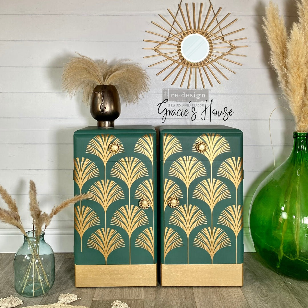 Decor Transfers® 24x35 - Interlinked Fans, cut into 3 sheets
