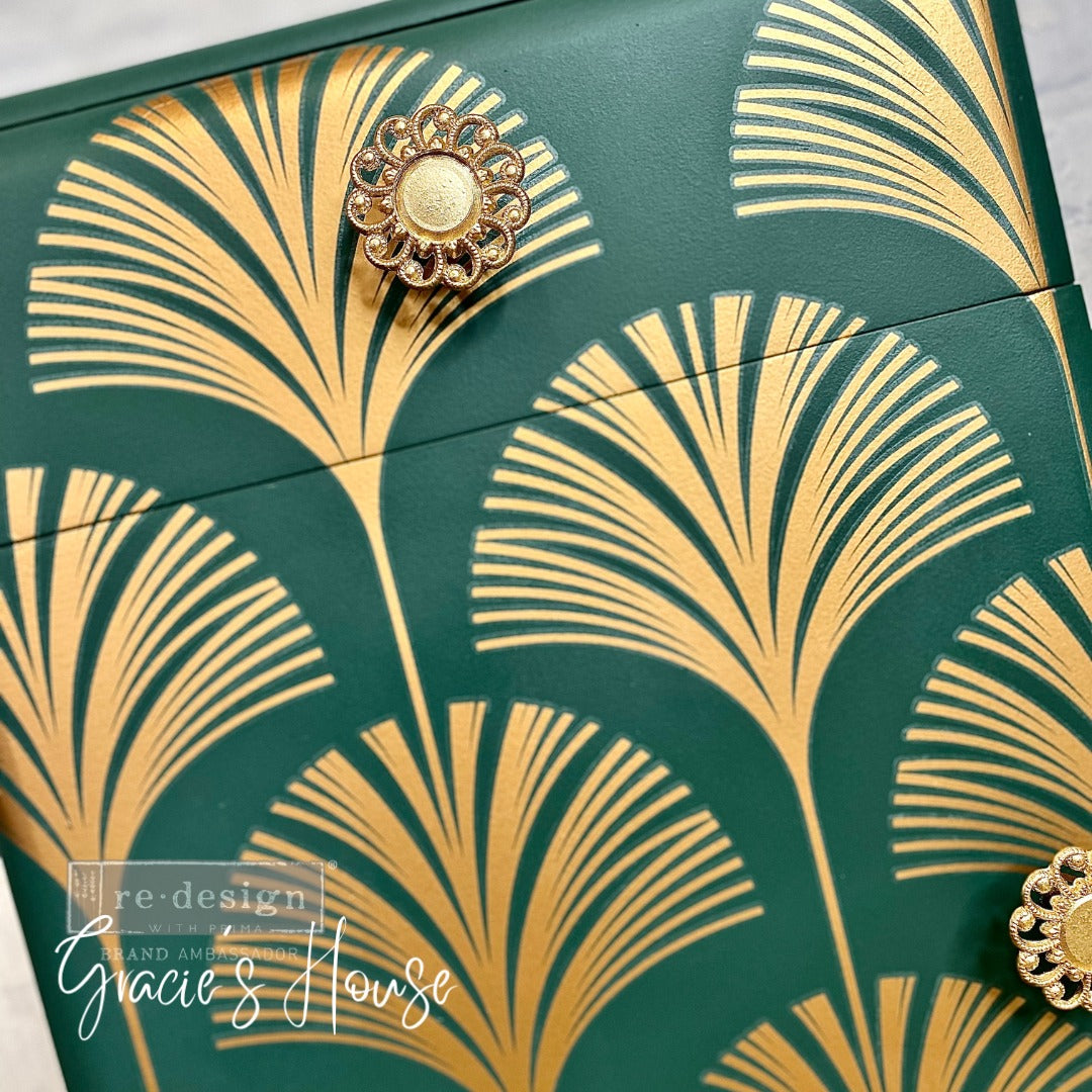 Decor Transfers® 24x35 - Interlinked Fans, cut into 3 sheets