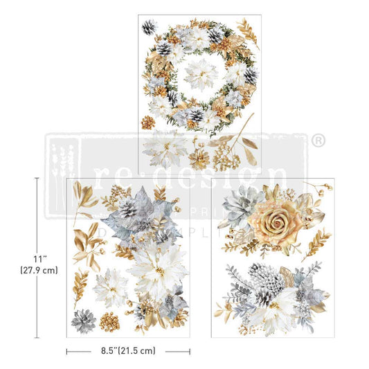A Gilded Moment - Decor Middy Transfers - 3 sheets, 8.5"x11"