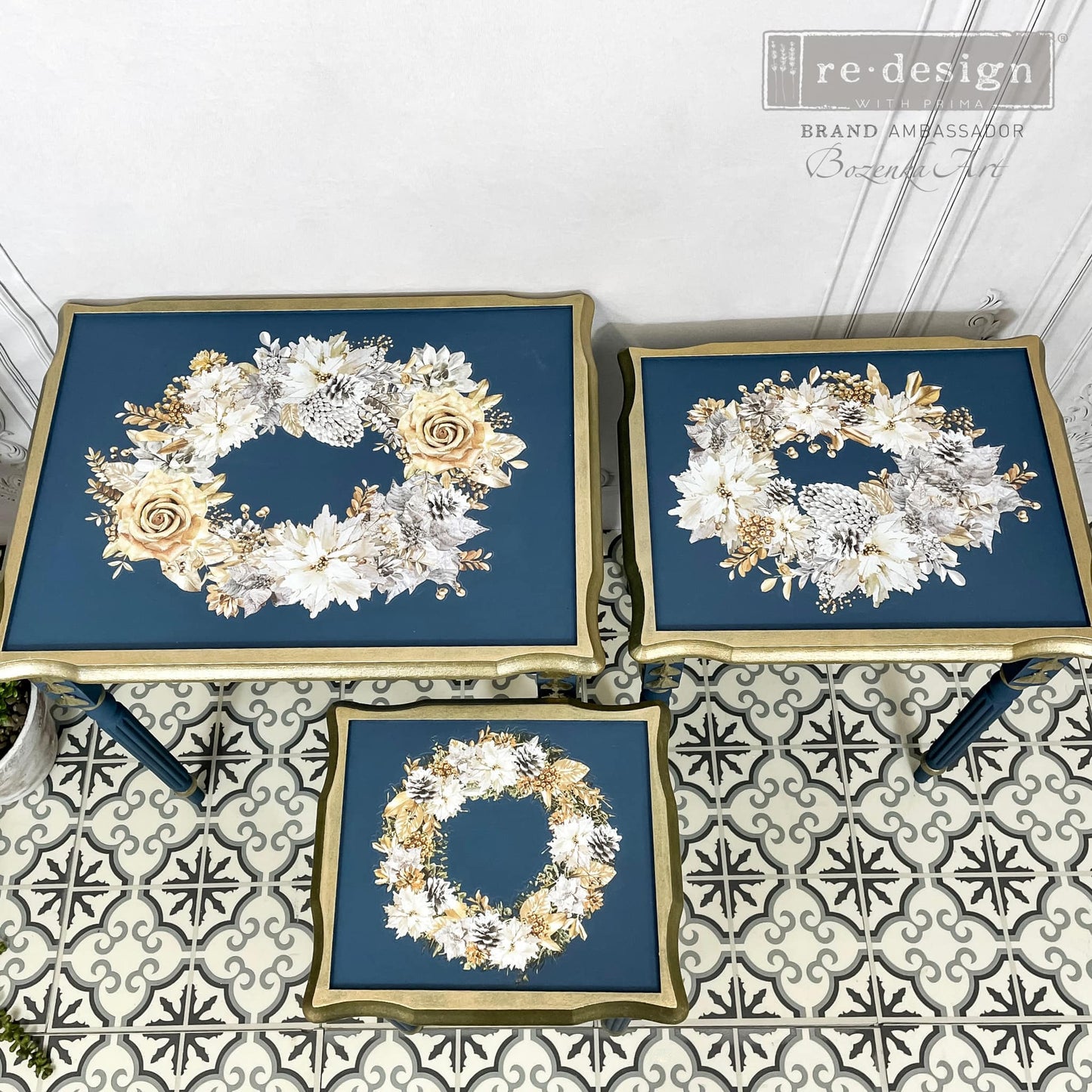 A Gilded Moment - Decor Middy Transfers - 3 sheets, 8.5"x11"