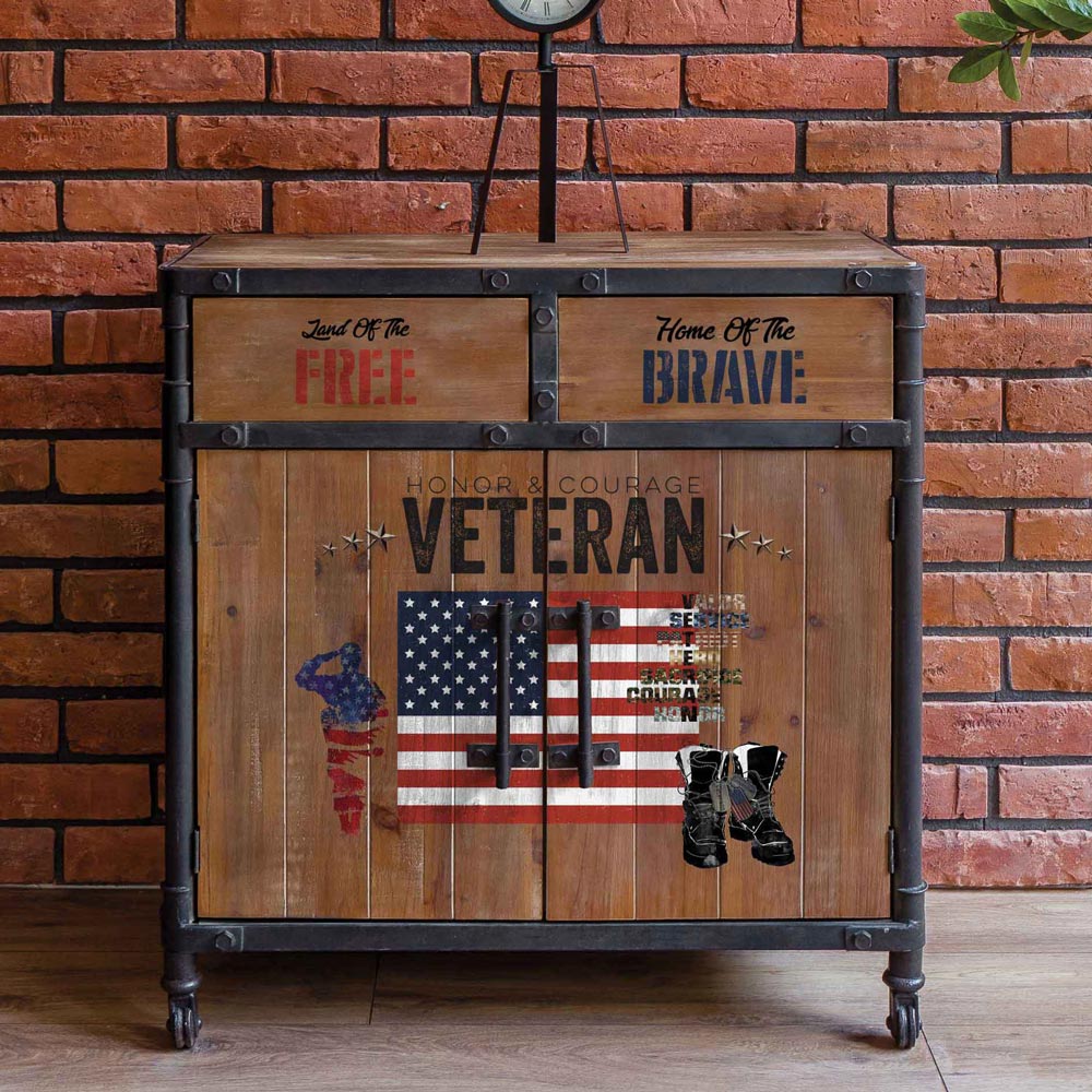 Veteran - Decor Middy Transfers - 3 sheets, 8.5"x11"