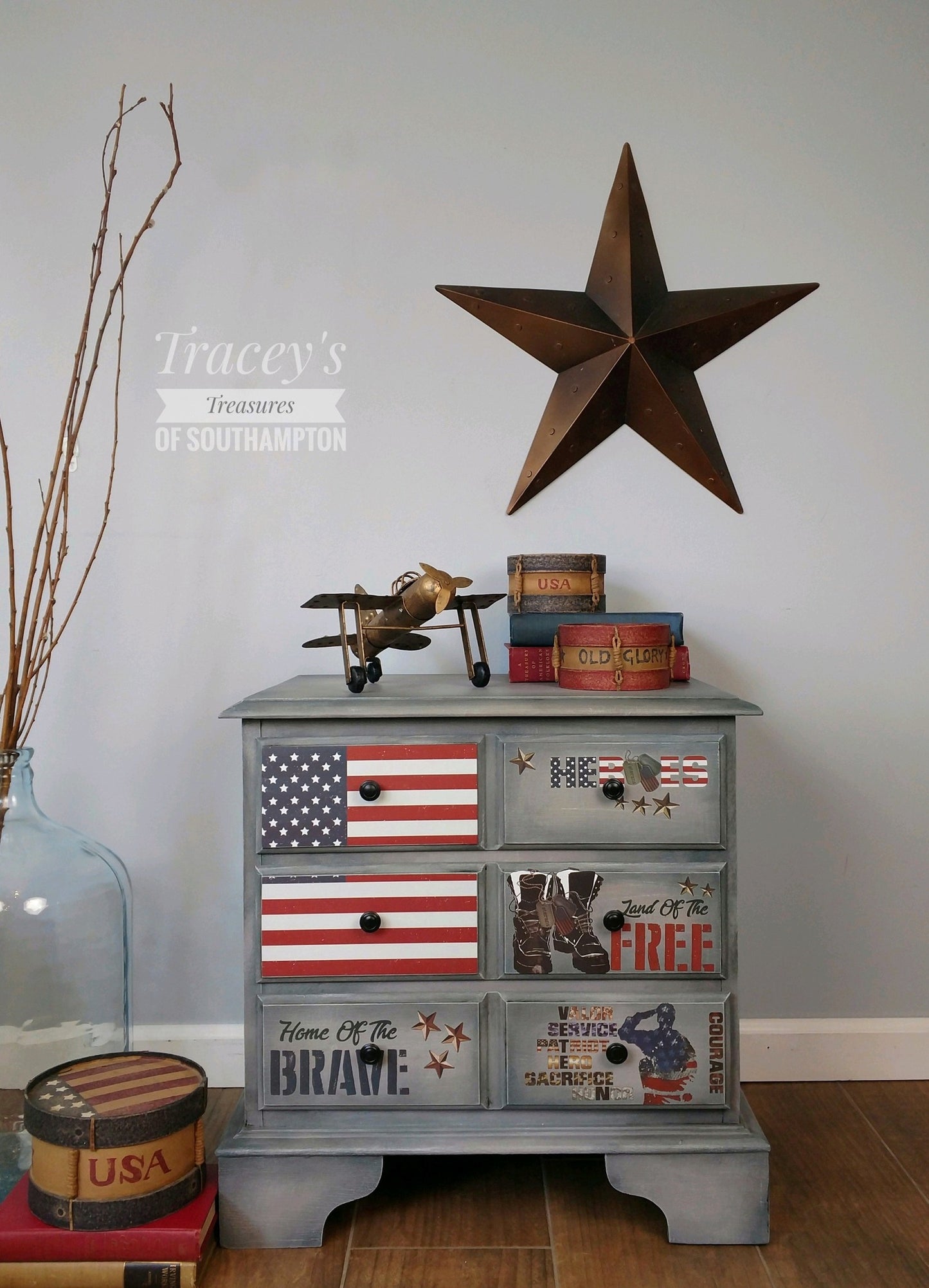 Veteran - Decor Middy Transfers - 3 sheets, 8.5"x11"
