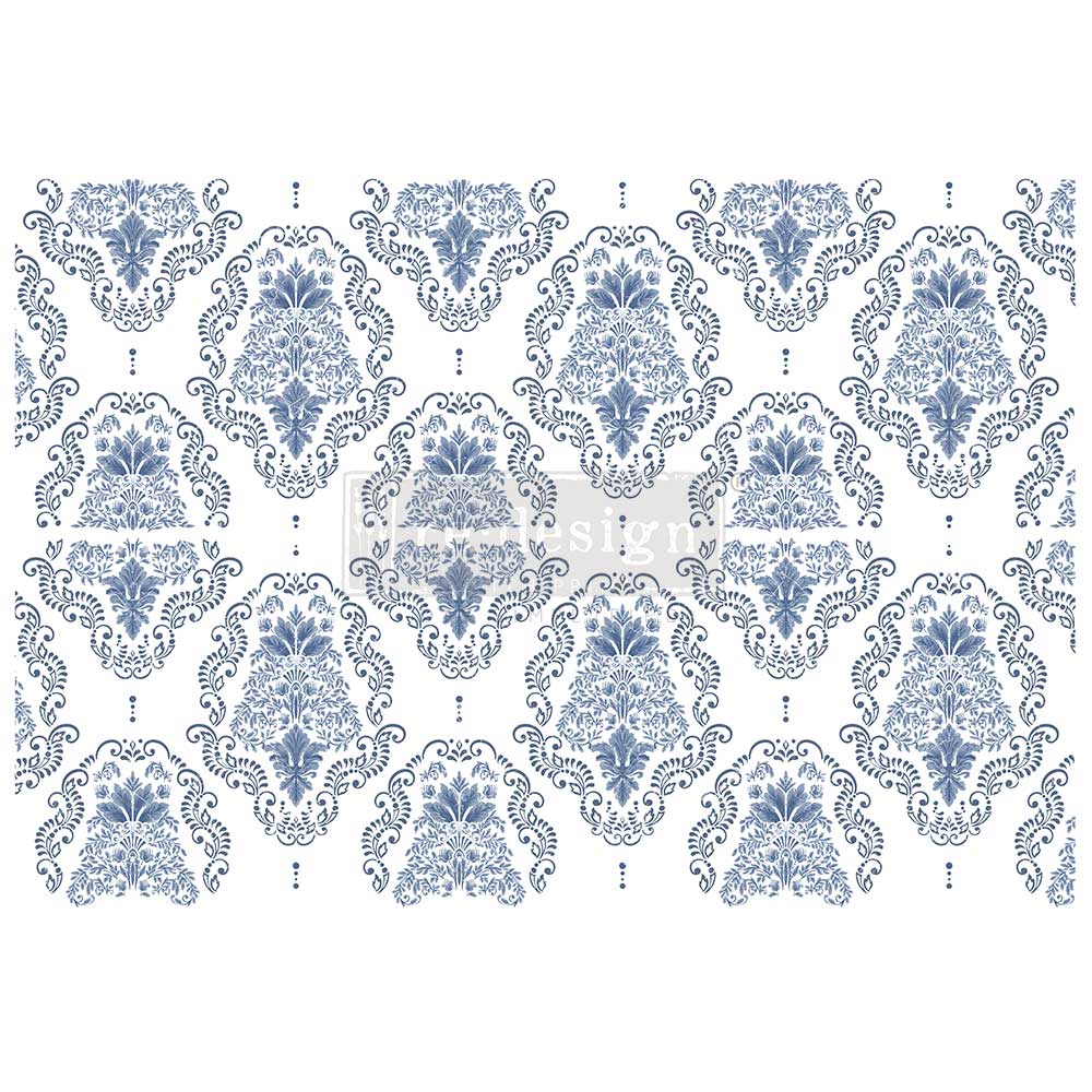 Kacha Dana Damask Transfer - 24" x 35", 2 sheets