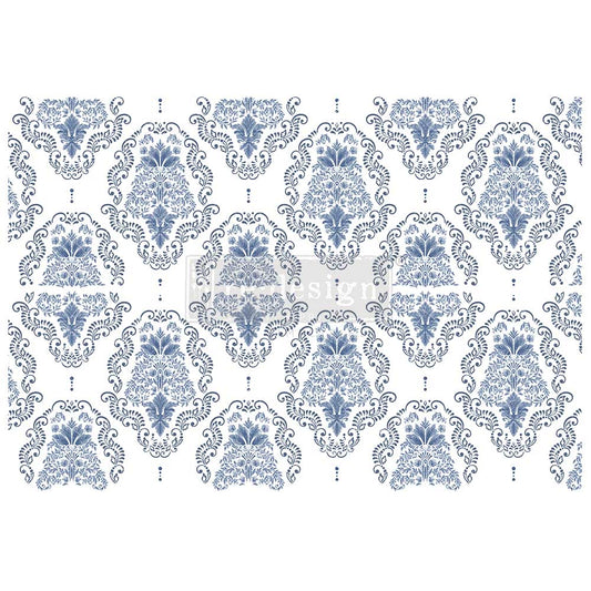 Kacha Dana Damask Transfer - 24" x 35", 2 sheets