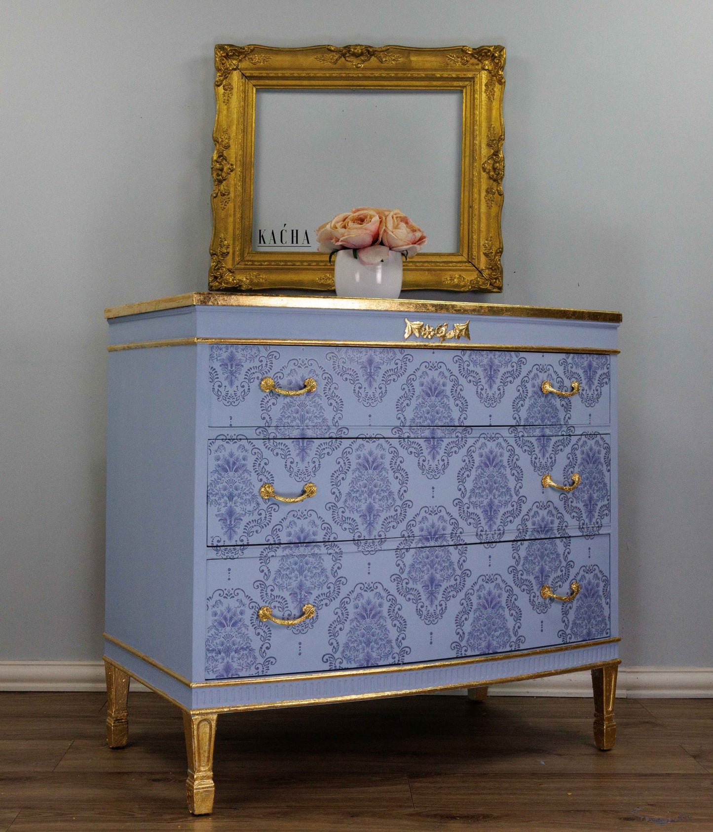 Kacha Dana Damask Transfer - 24" x 35", 2 sheets