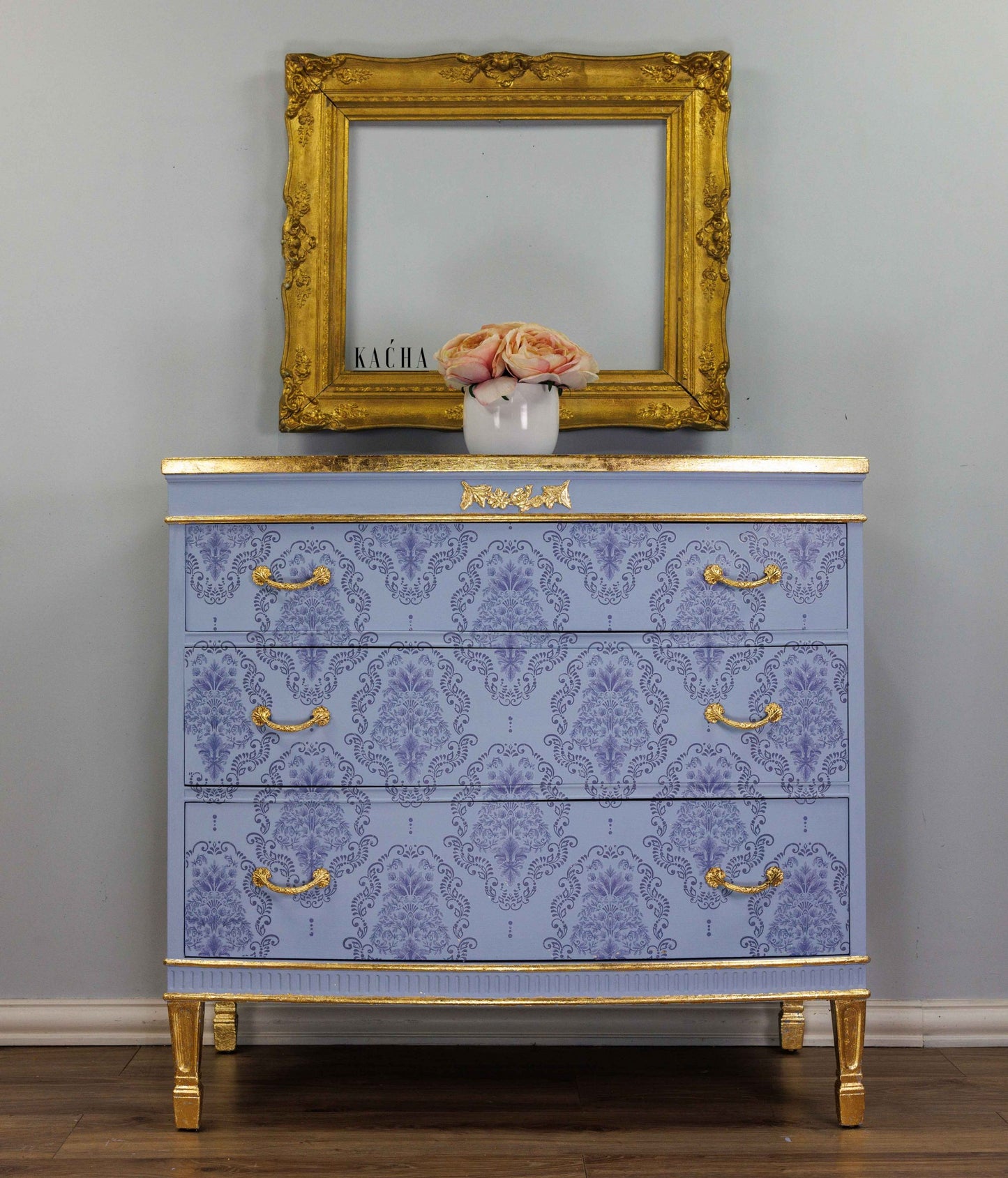 Kacha Dana Damask Transfer - 24" x 35", 2 sheets