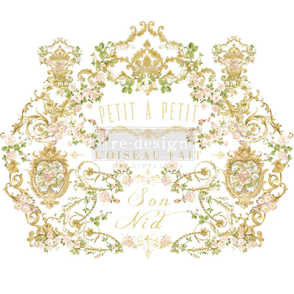 Kacha Petit a Petit Transfer - 24" x 35", 2 sheets