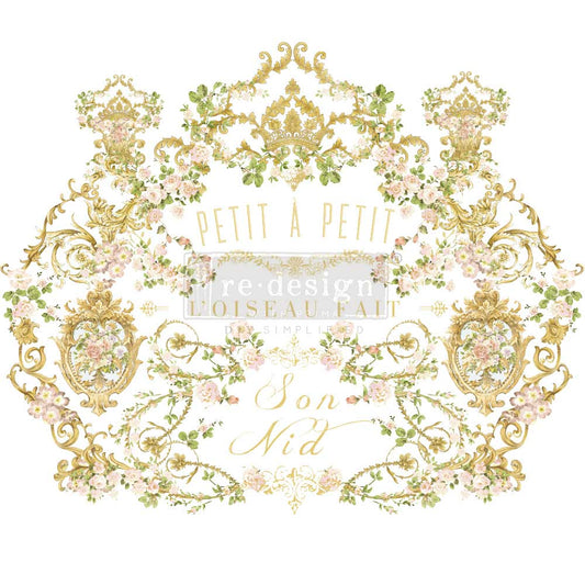 Kacha Petit a Petit Transfer - 24" x 35", 2 sheets