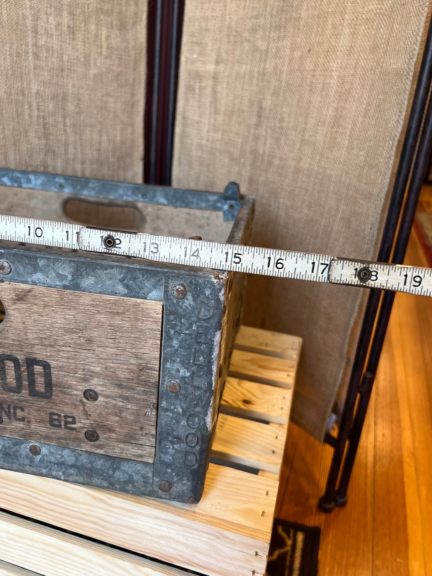 Vintage Dellwood Milk Crate