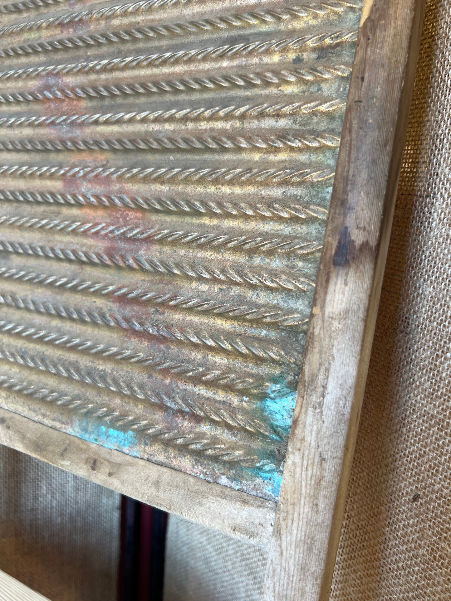 Vintage Jiffy Soap Saver Washboard