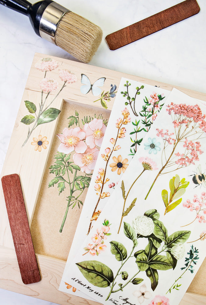 Botanical Paradise - Small Transfer - 6" x 12", 3 sheets