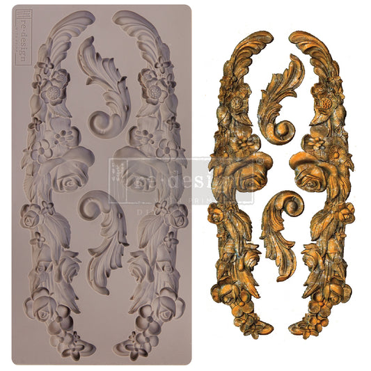 Delicate Floral Strands Mould