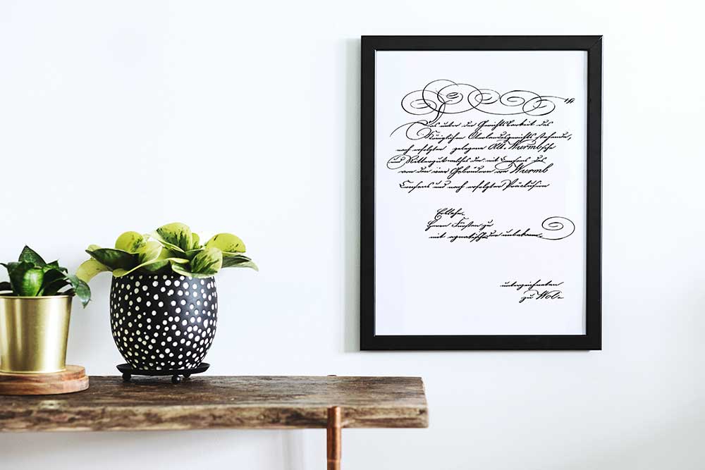 Secret Letter - Small Transfer - 6" x 12", 3 sheets