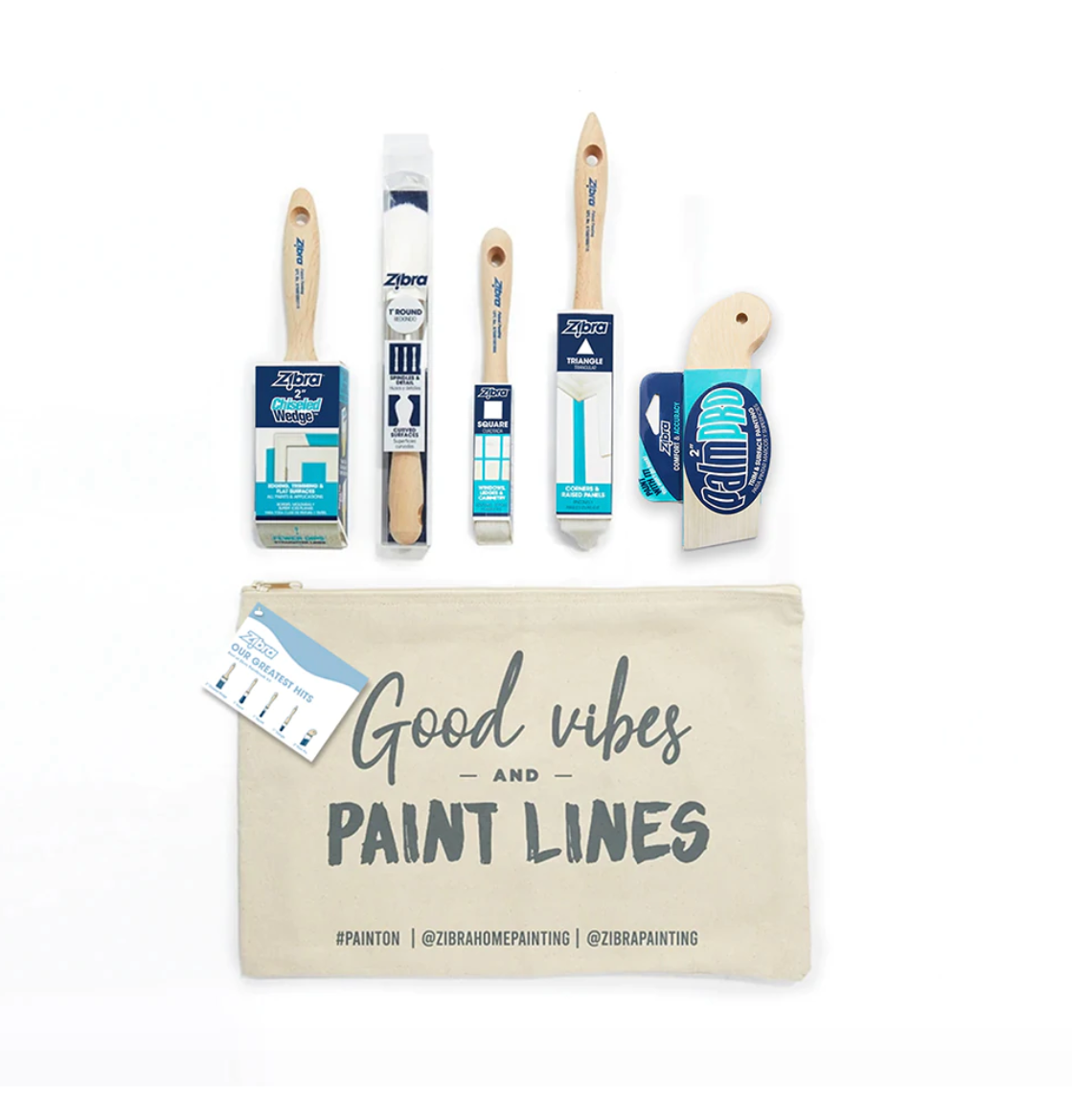 Best of Zibra Paint Brush Kit - 5 pieces