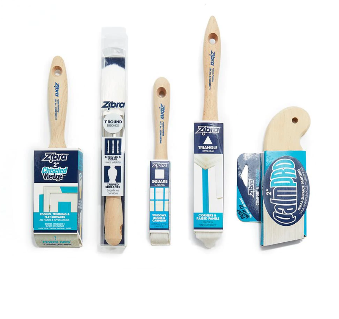Best of Zibra Paint Brush Kit - 5 pieces