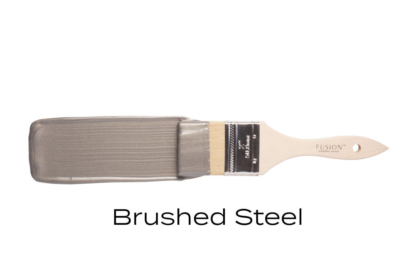 Brushed Steel - Fusion Mineral Paint Metallics