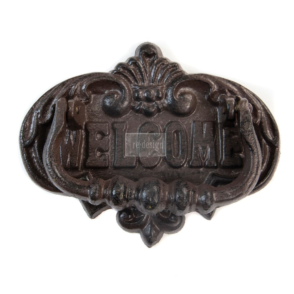 Welcome to Our Home Cast Iron Knocker