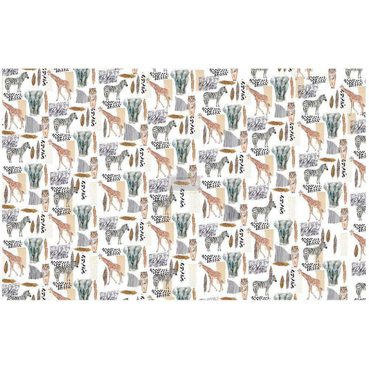 Odell Project:Decoupage - Decor Tissue Paper - Safari
