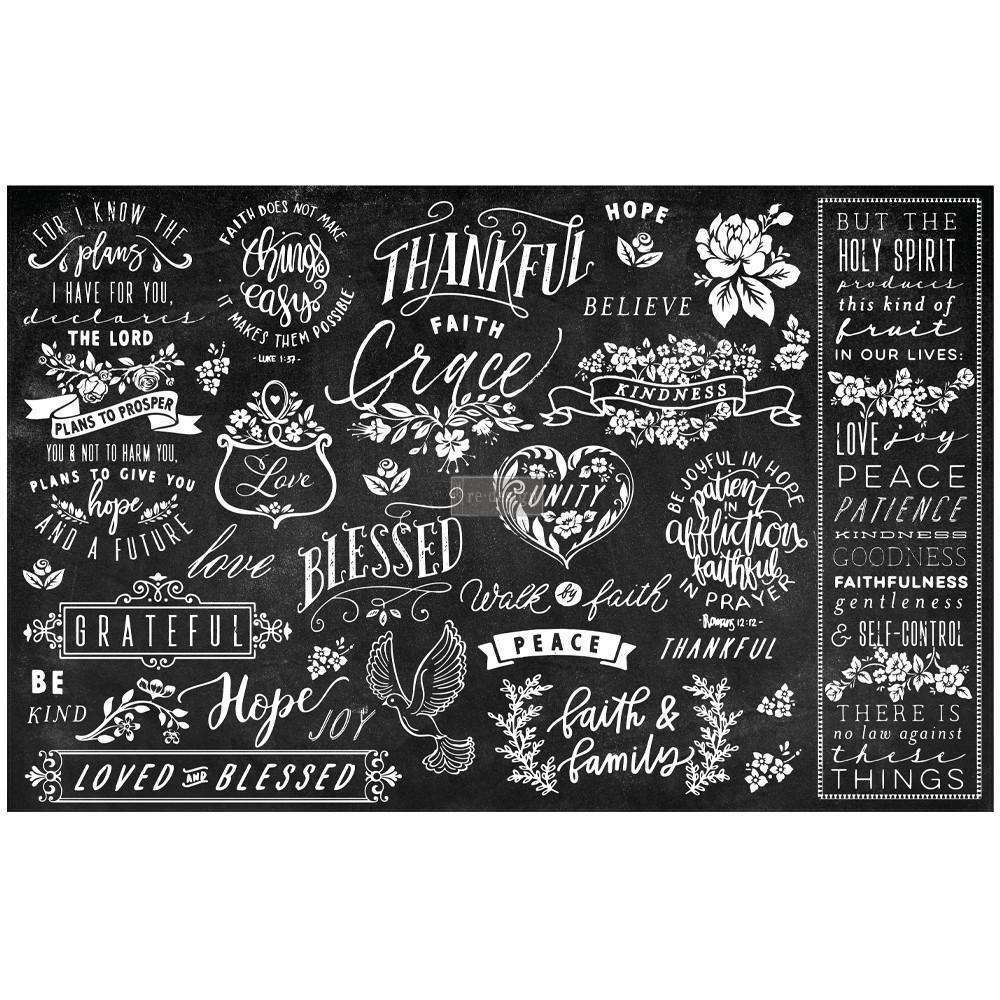 Odell Project:Decoupage - Decor Tissue Paper - Thankful Blessed