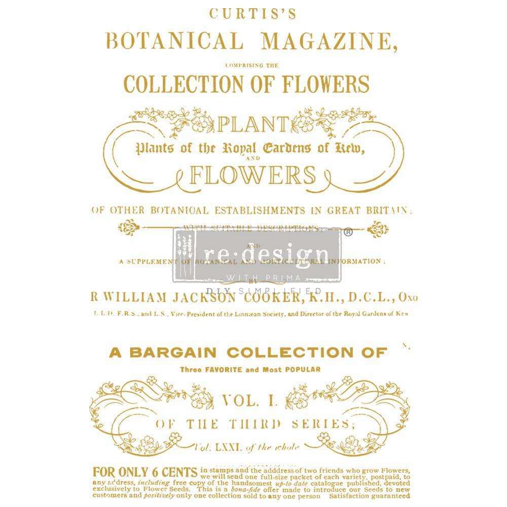 Odell Project:Redesign - Decor Transfers - Flower Collector