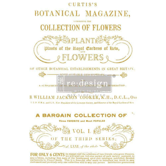 Odell Project:Redesign - Decor Transfers - Flower Collector