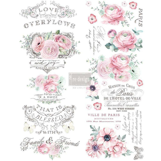 Odell Project:Redesign - Decor Transfers - Overflowing Love