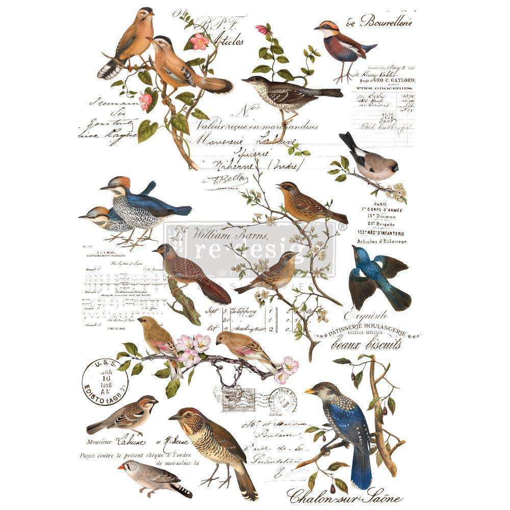 Odell Project:Redesign - Decor Transfers - Postal Birds