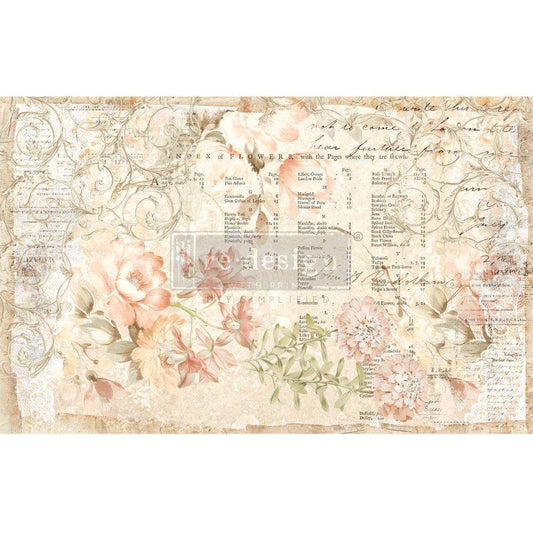 Odell Project:Redesign - Decoupage Decor Tissue Paper - Floral Parchment