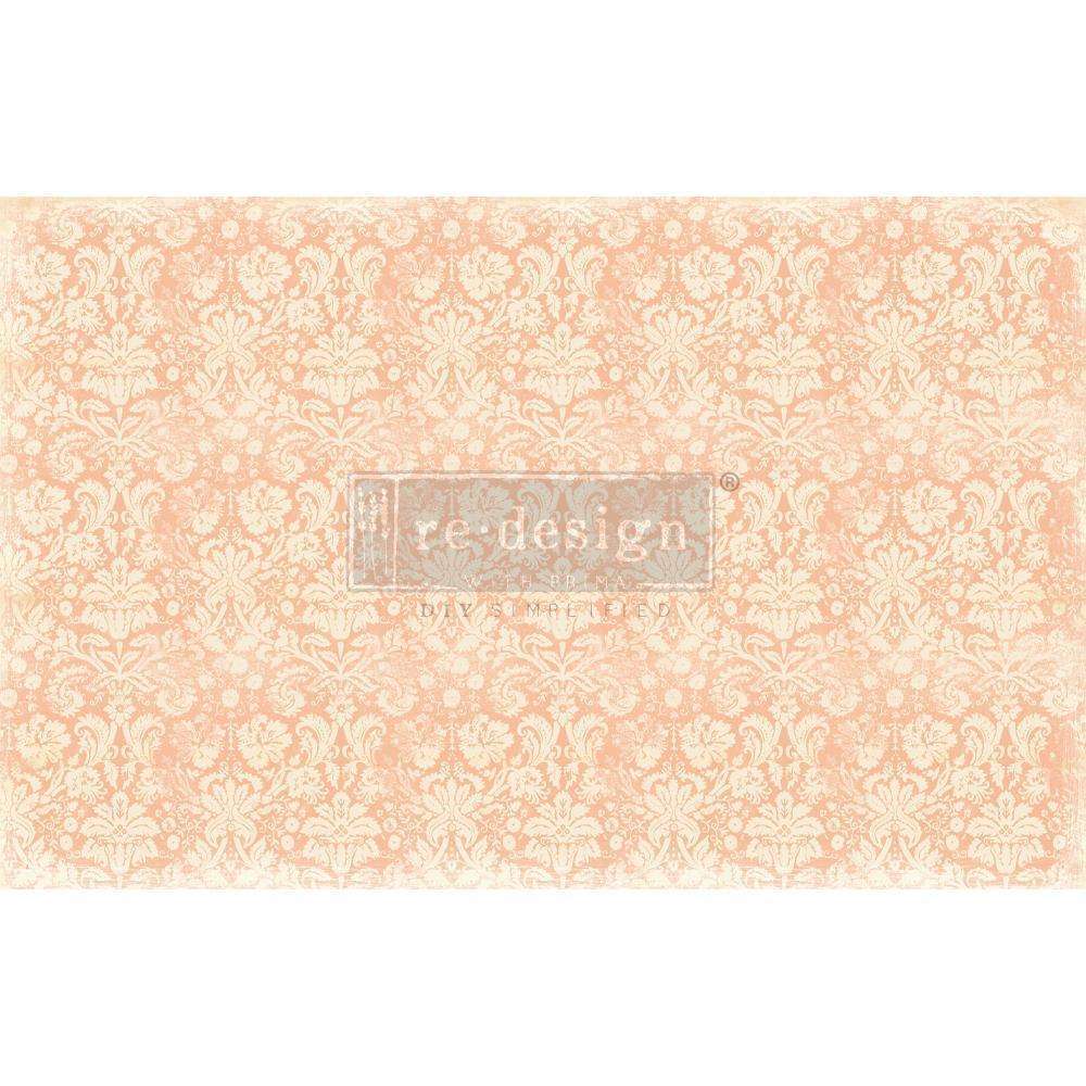 Odell Project:Redesign - Decoupage Decor Tissue Paper - Peach Damask