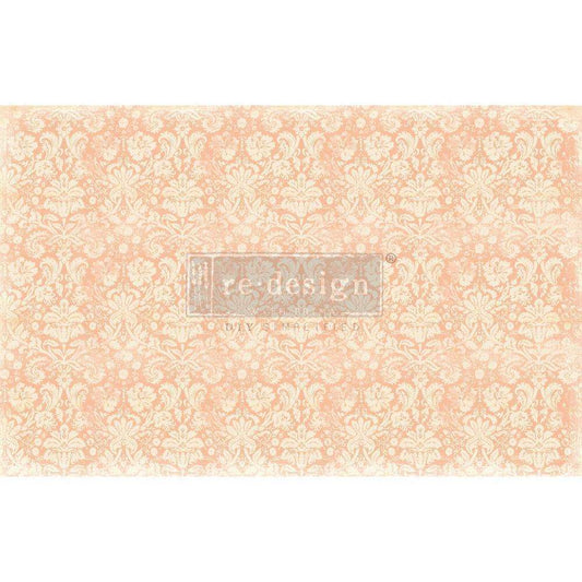 Odell Project:Redesign - Decoupage Decor Tissue Paper - Peach Damask