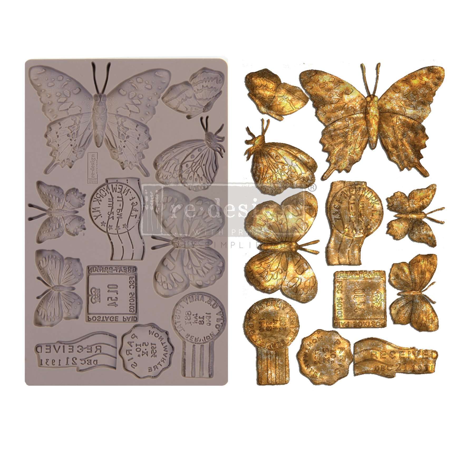 Odell Project:Redesign Decor Moulds - Butterfly In Flight