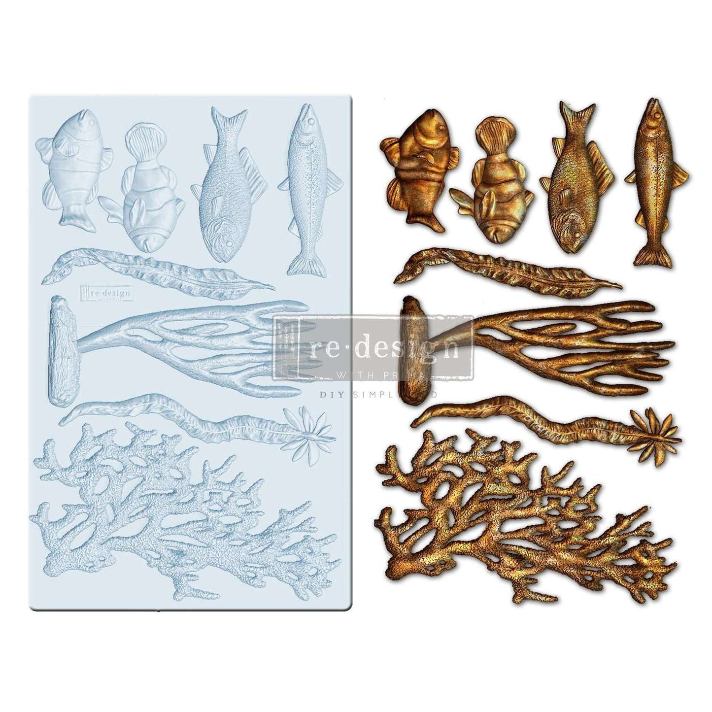 Odell Project:Redesign Decor Moulds - Coral Reef