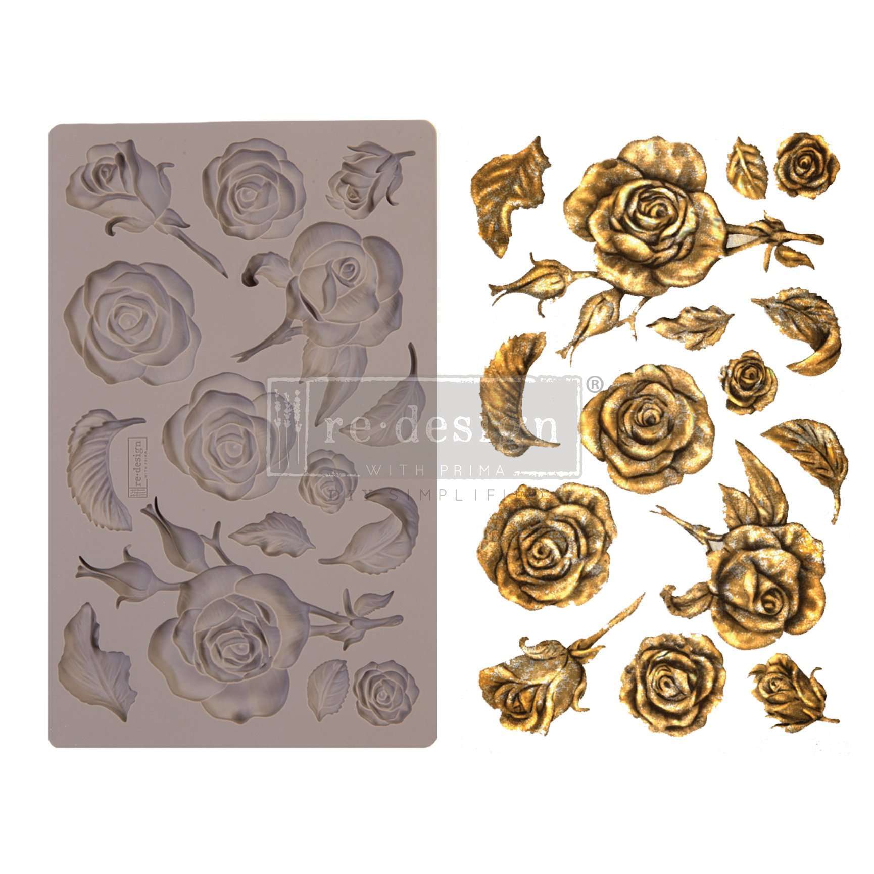 Odell Project:Redesign Decor Moulds - Fragrant Roses