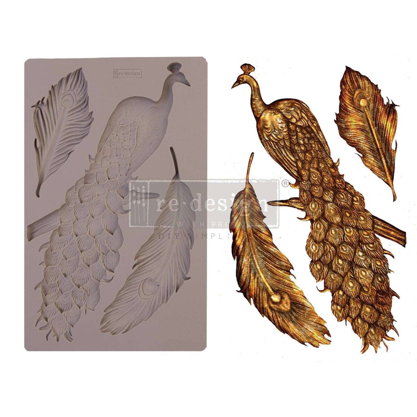 Odell Project:Redesign Decor Moulds - Regal Peacock