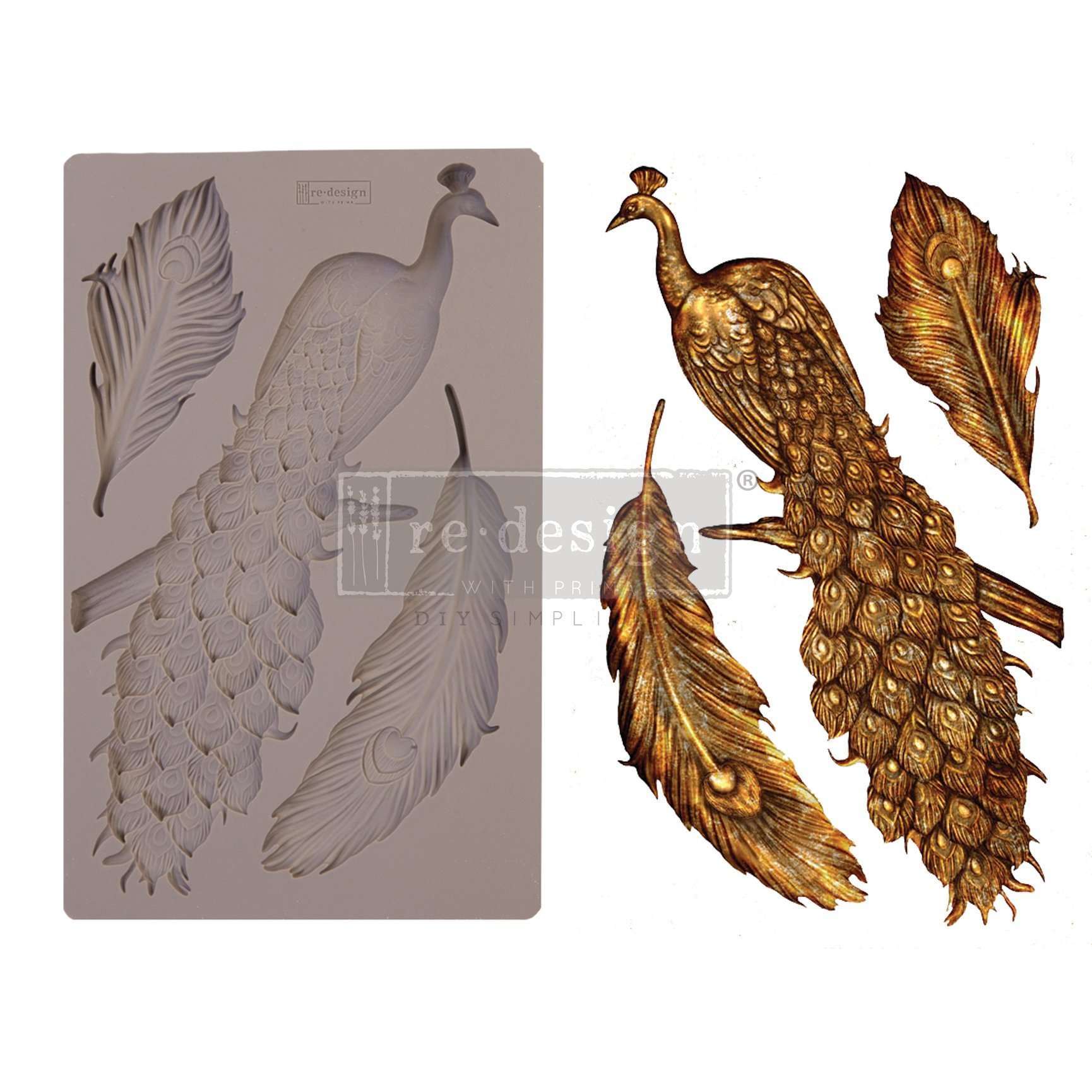 Odell Project:Redesign Decor Moulds - Regal Peacock