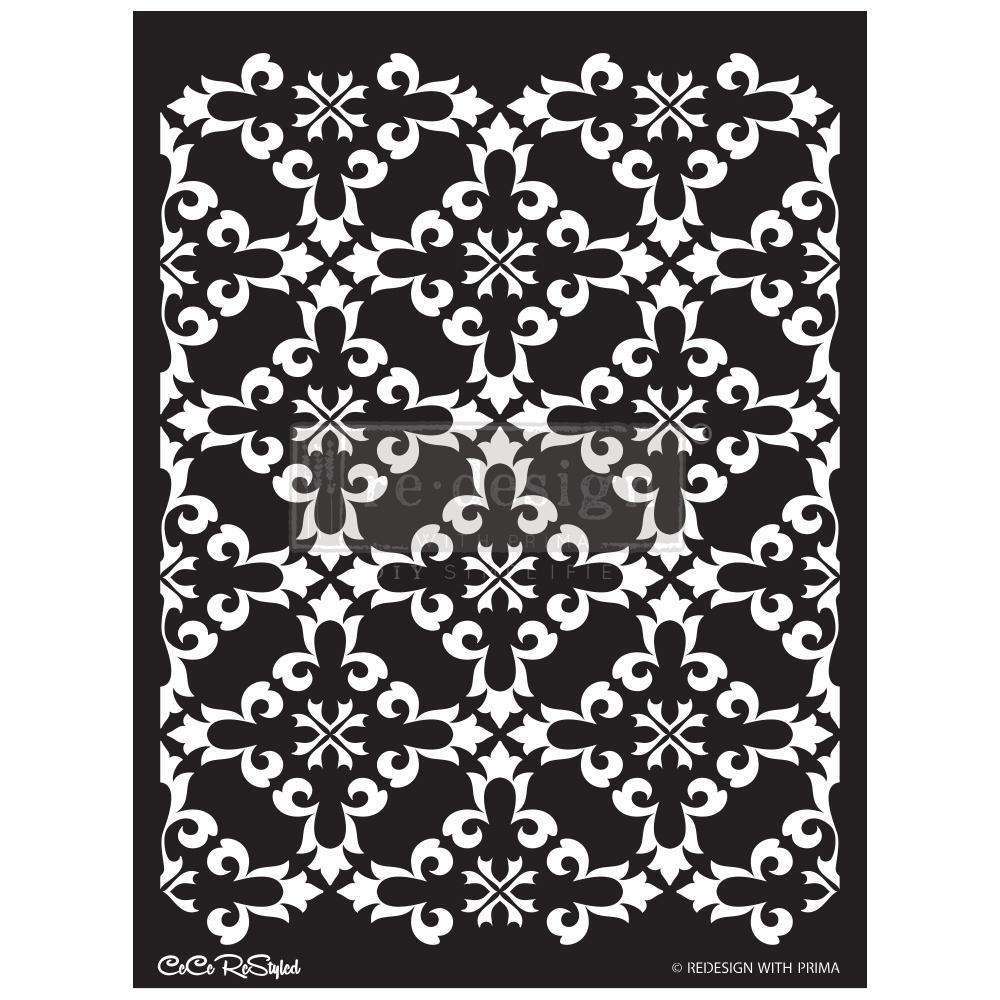 Odell Project:Redesign Stencil  -   Cece Gothic Trellis 18X25.5